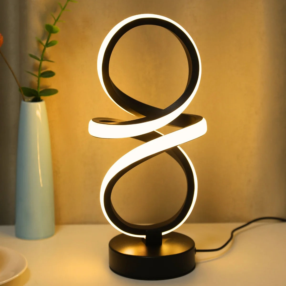 Lumora™ Halo - Spiral Desk Lamp