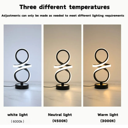 Lumora™ Halo - Spiral Desk Lamp