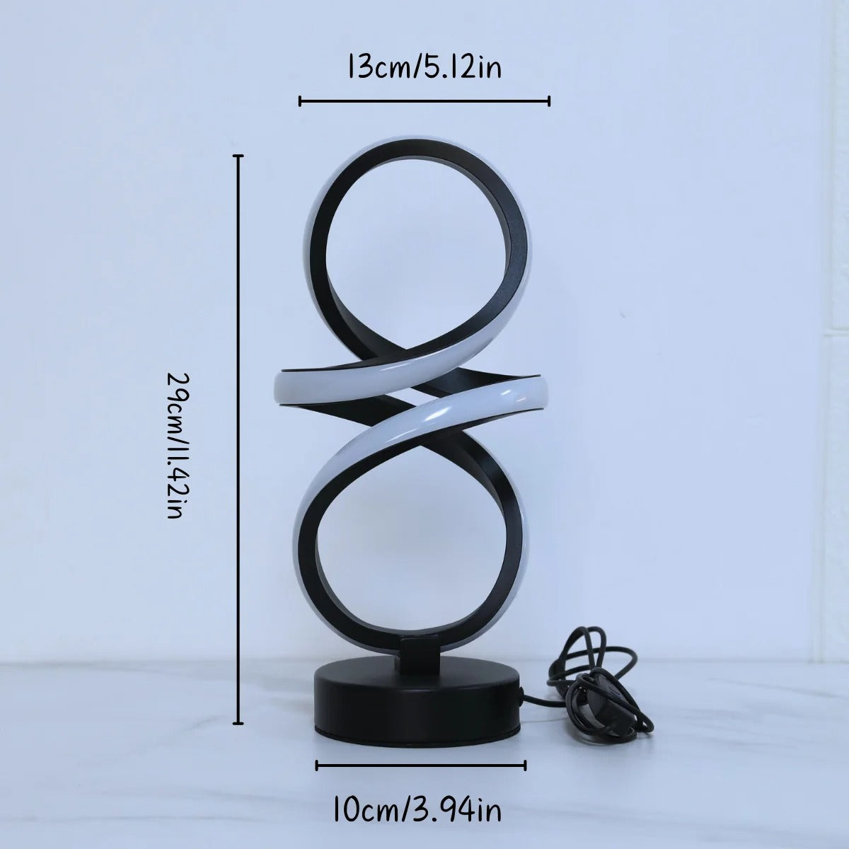 Lumora™ Halo - Spiral Desk Lamp