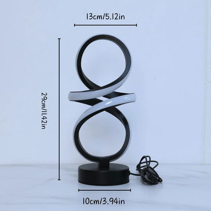 Lumora™ Halo - Spiral Desk Lamp